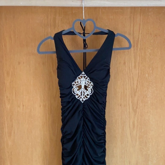 Black Cache Mermaid Dress - Picture 1 of 4